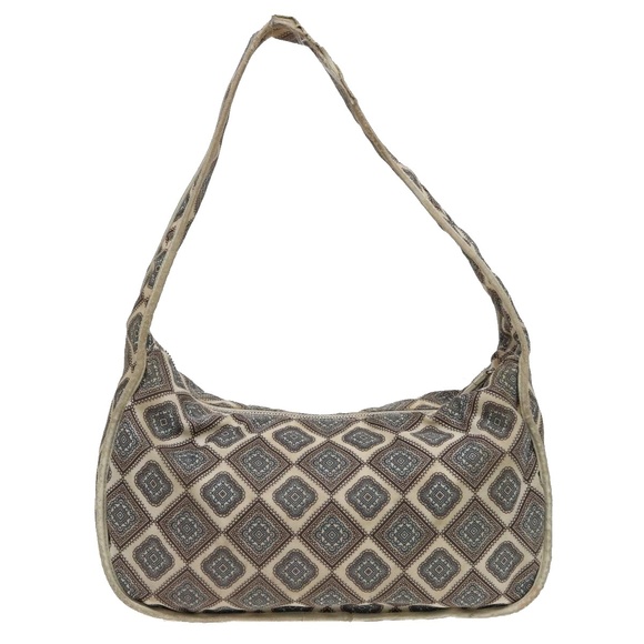 PRADA Shoulder Bag Nylon Beige Auth 81181 - Picture 2 of 16